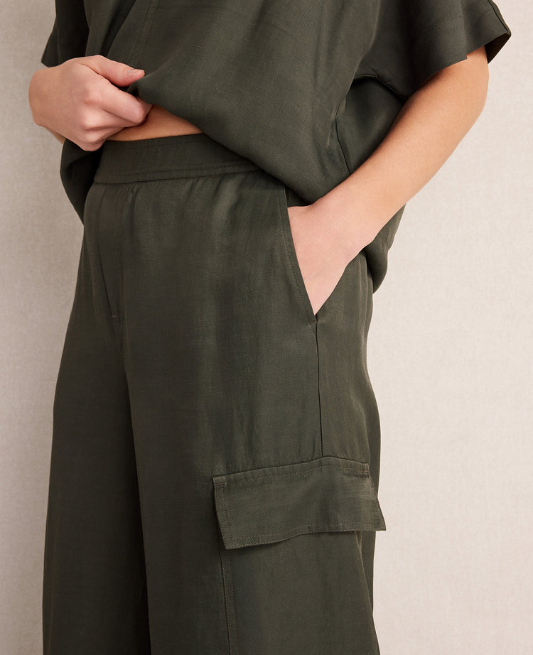 Haven Well Within Viscose Linen Palazzo Pants