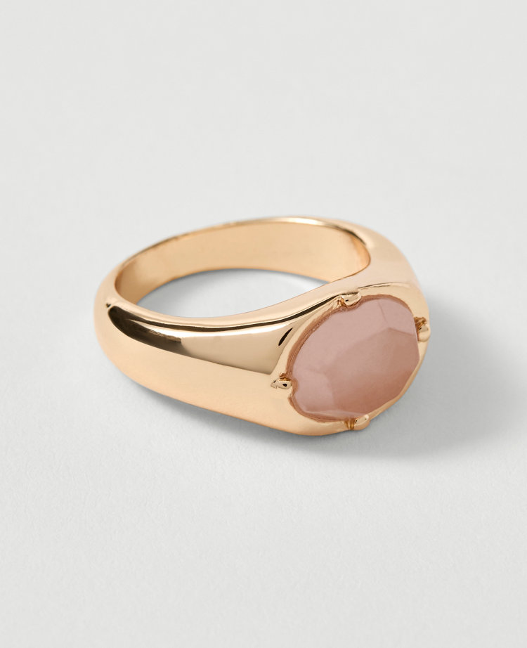 Metal Stone Ring