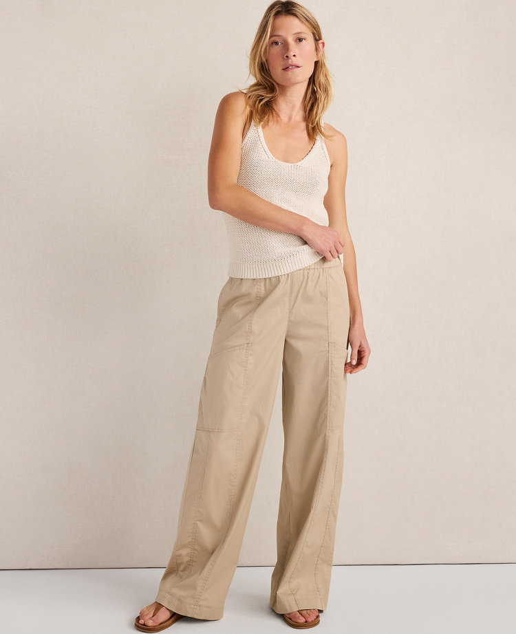 Haven Well Within Cotton Linen Plaited Tank