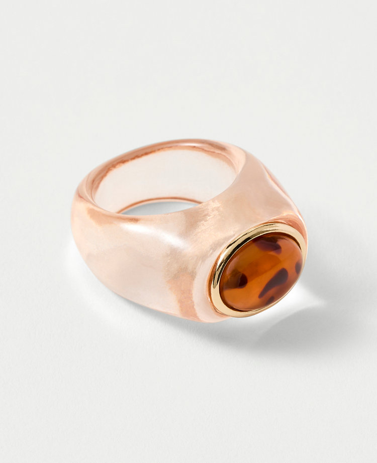 Metal Stone Ring