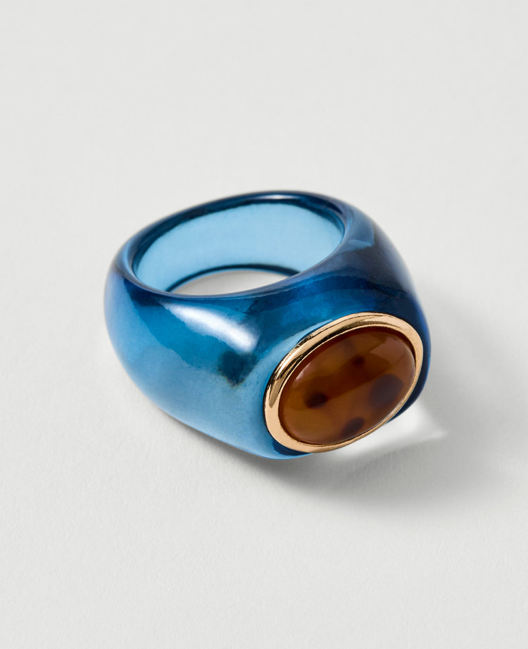 Metal Stone Ring