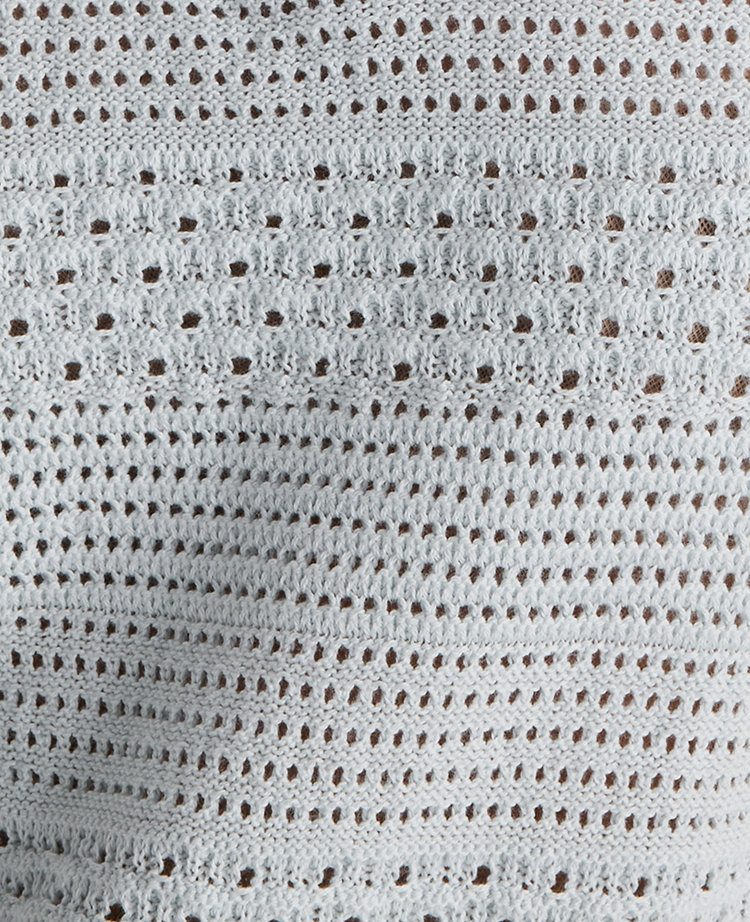 Haven Well Within Cotton Mixed Stitch Johnny Collar Sweater