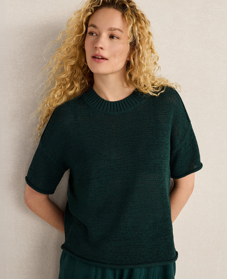 Haven Well Within Organic Cotton Linen Tape Yarn Sweater