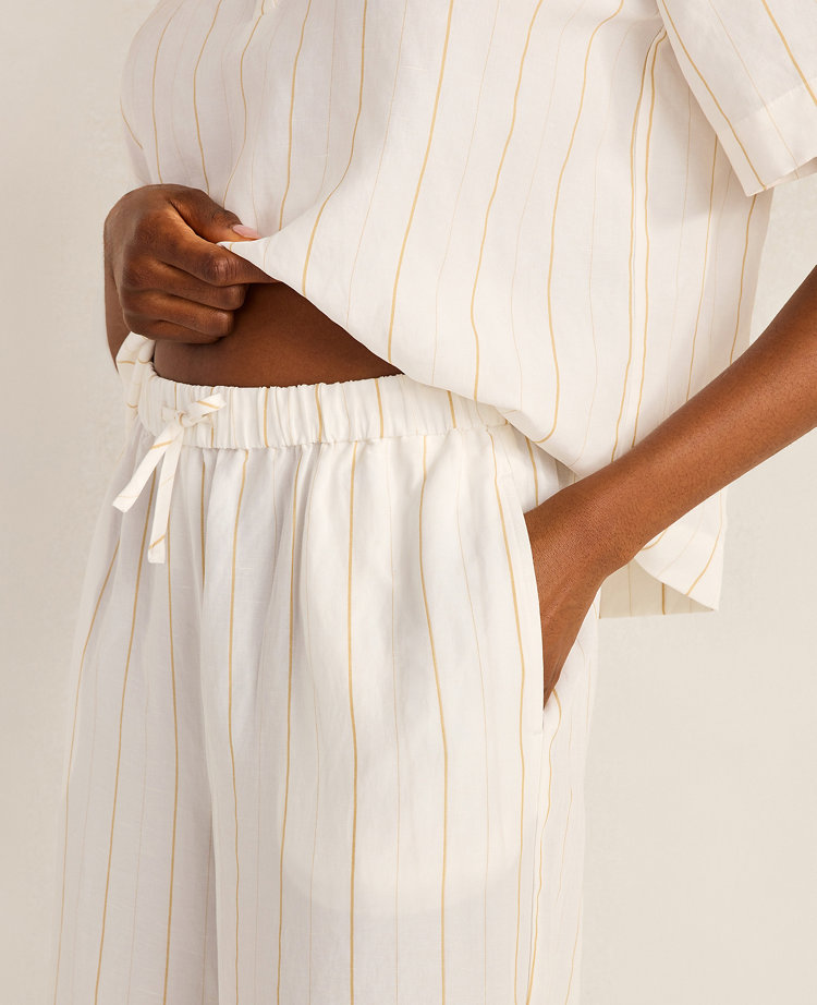 Haven Well Within Silky Linen Blend Drawstring Pants