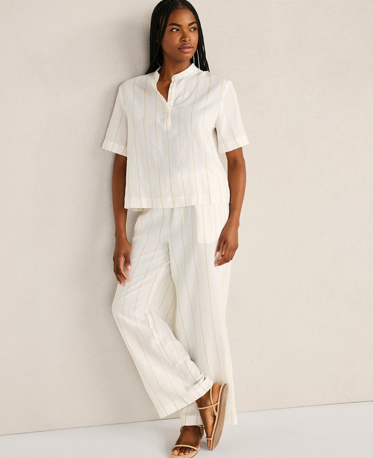 Haven Well Within Silky Linen Blend Drawstring Pants