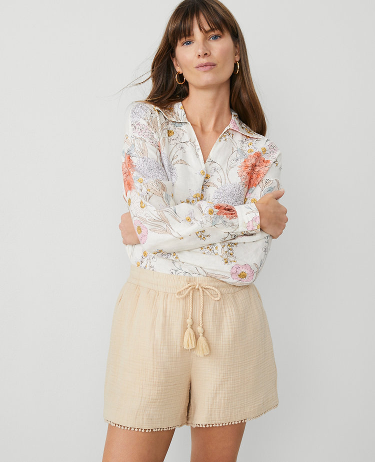 The Pull-On Short in Triple Cloth