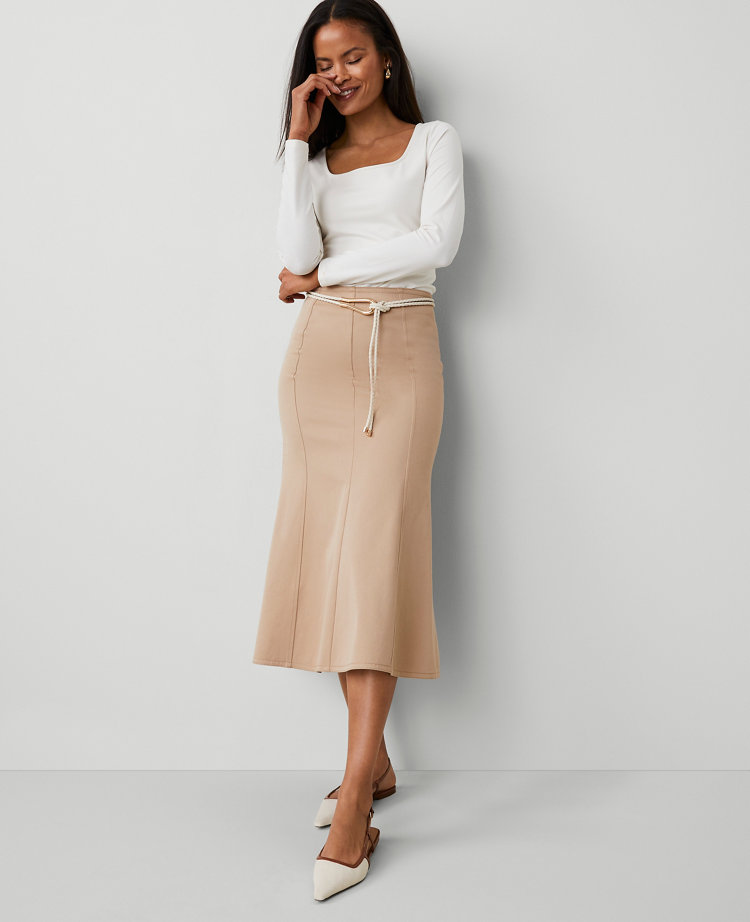 Petite Trumpet Midi Skirt