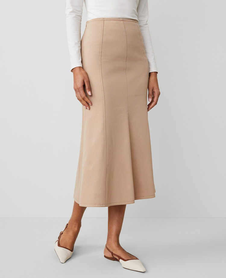 Petite Trumpet Midi Skirt