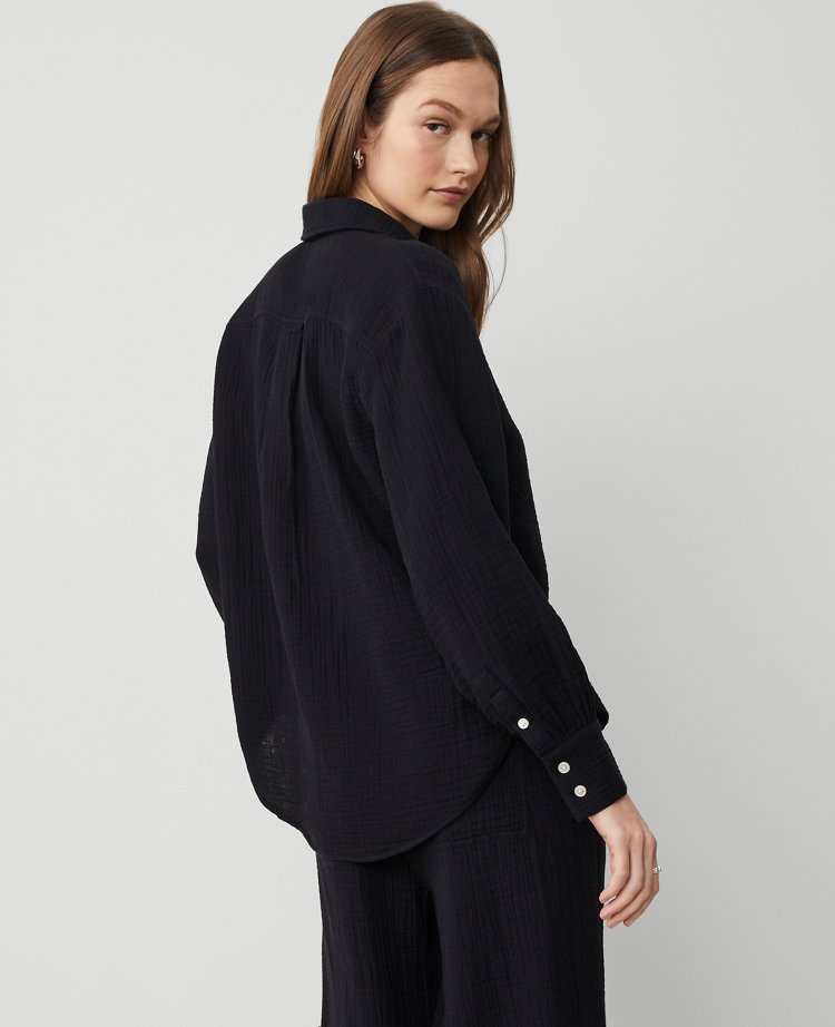 Gauze Oversized Blouse