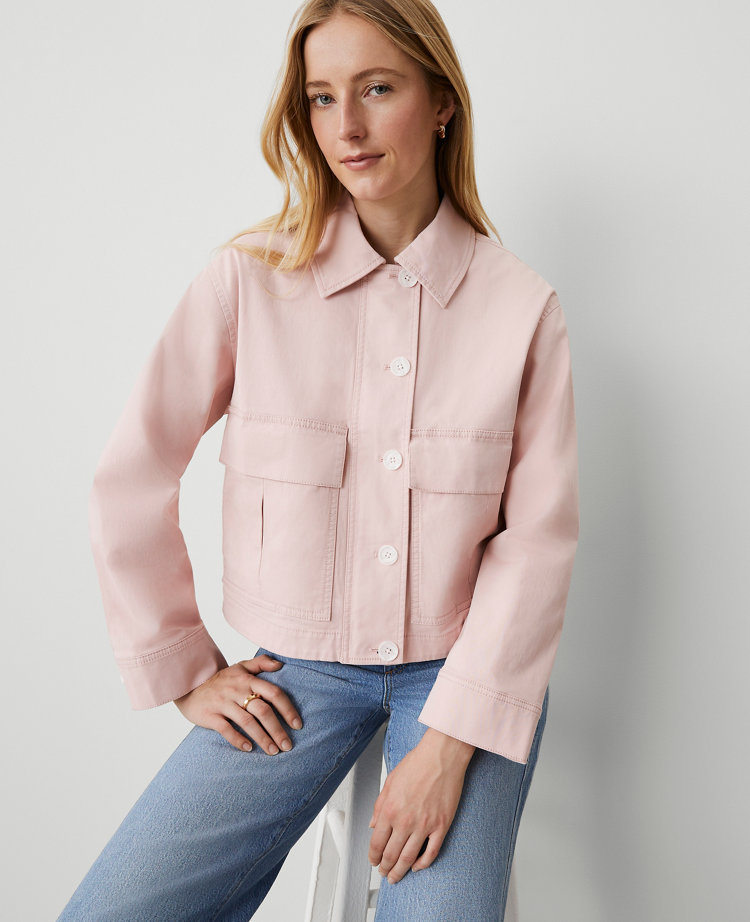 Petite Weekend Collection Shirt Jacket