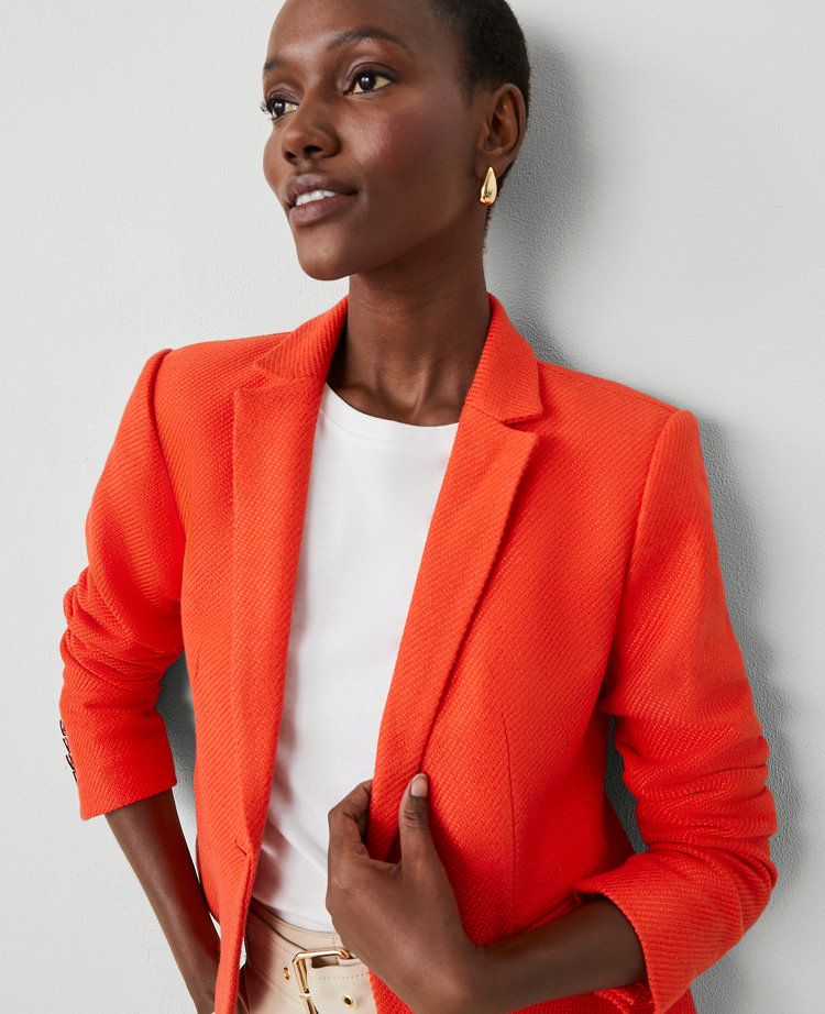 The Petite Newbury Blazer in Tweed