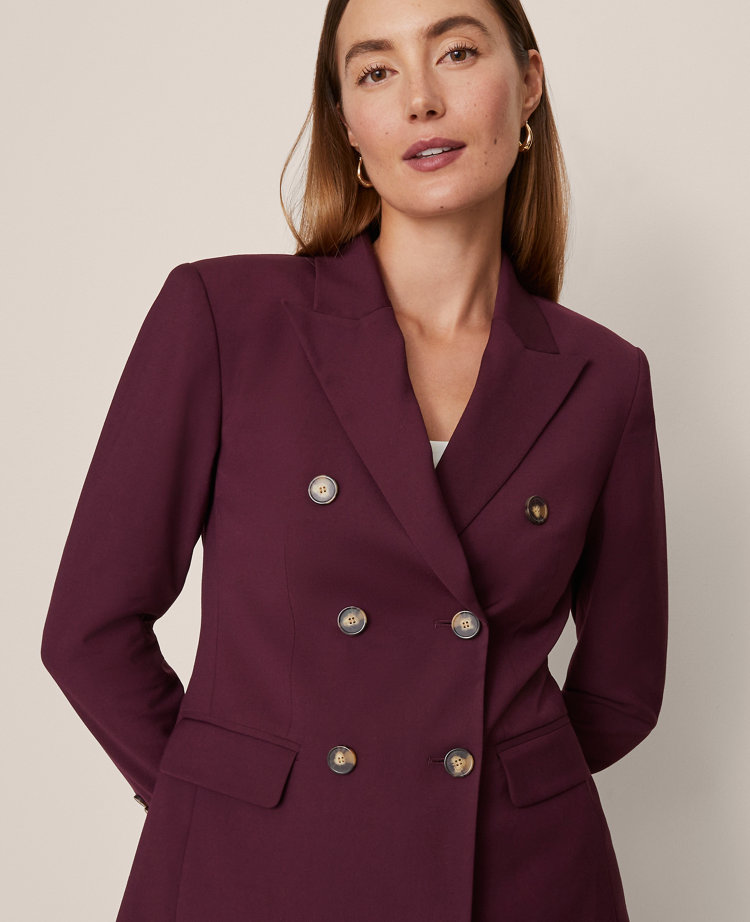 The Sculptural Double Breasted Blazer