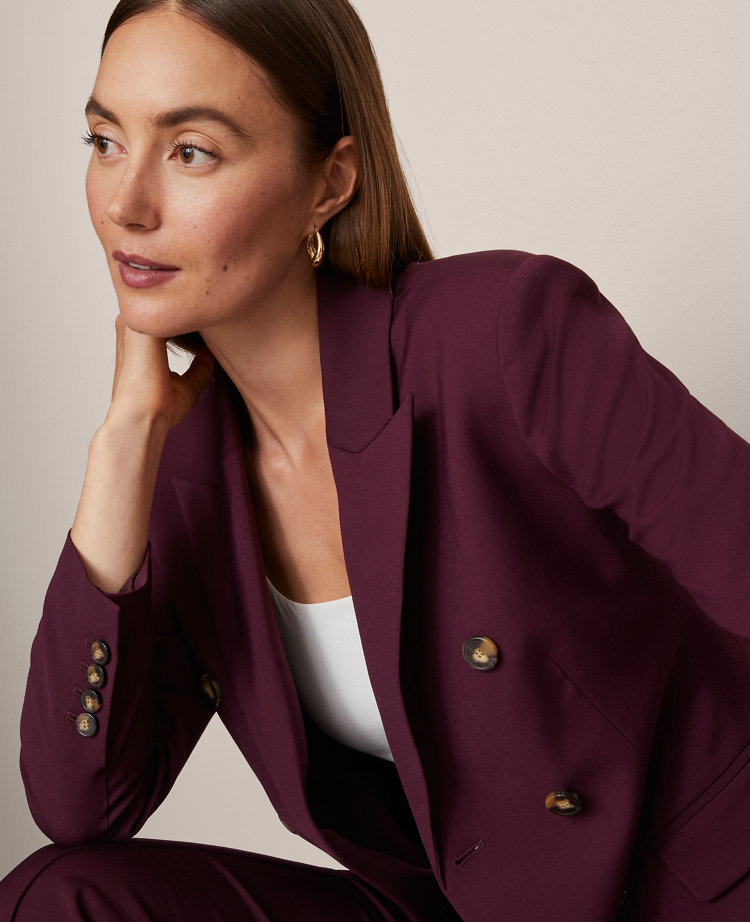 The Sculptural Double Breasted Blazer