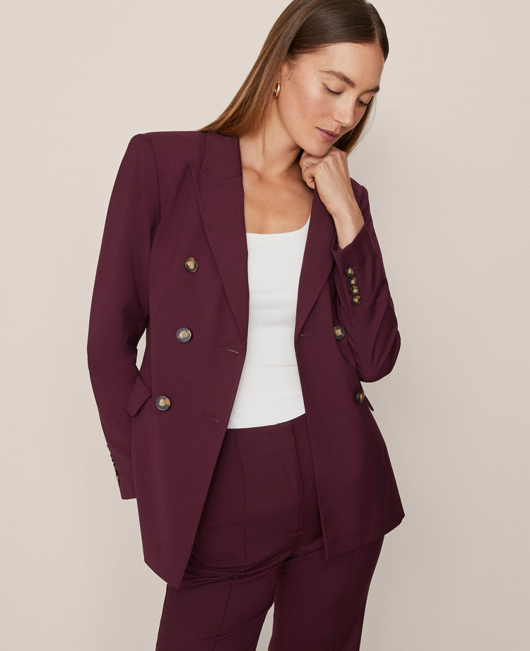 The Sculptural Double Breasted Blazer