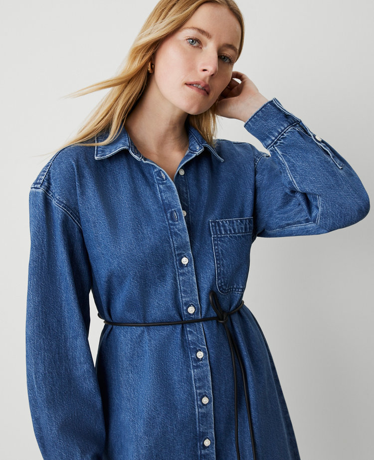 Denim Shirtdress