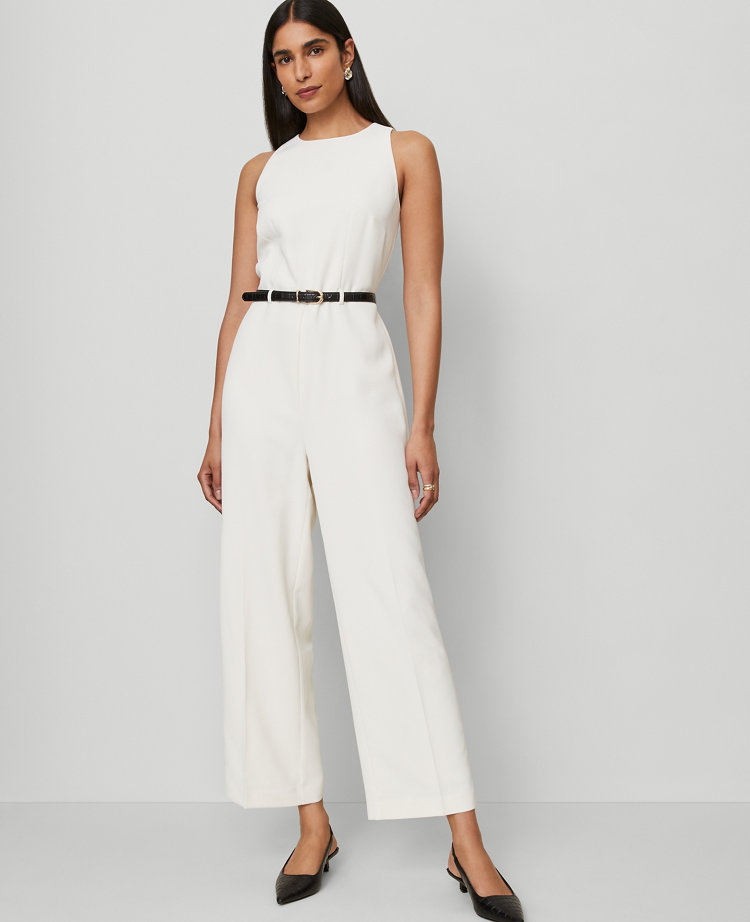 Belted Halter Jumpsuit