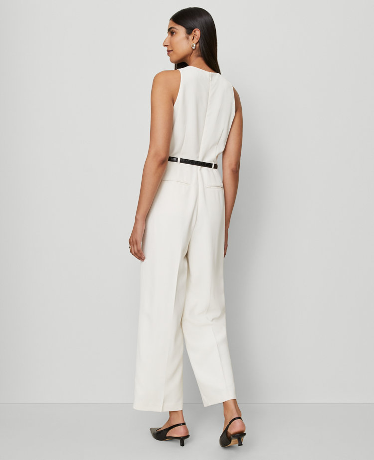 Belted Halter Jumpsuit