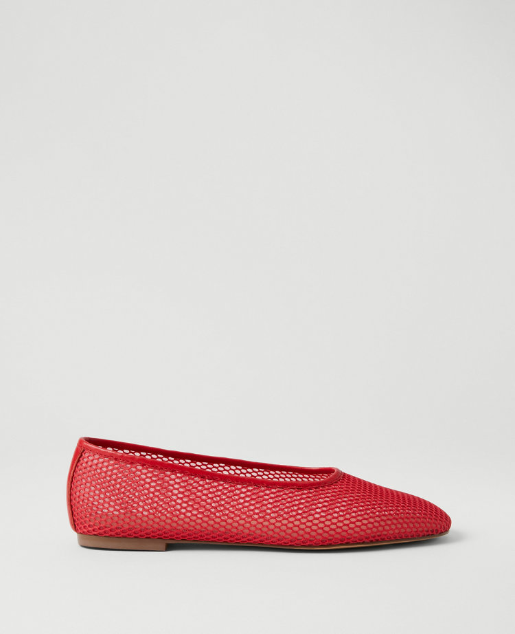 Ann Taylor Mesh Ballet Flats