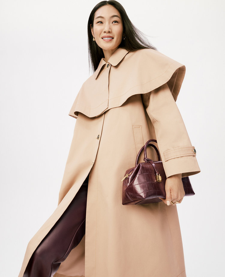 Removable Cape Trench Coat