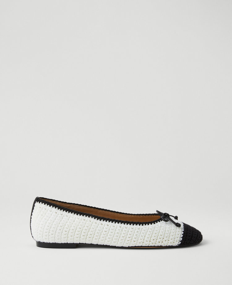 Weekend Collection Crochet Ballet Flats