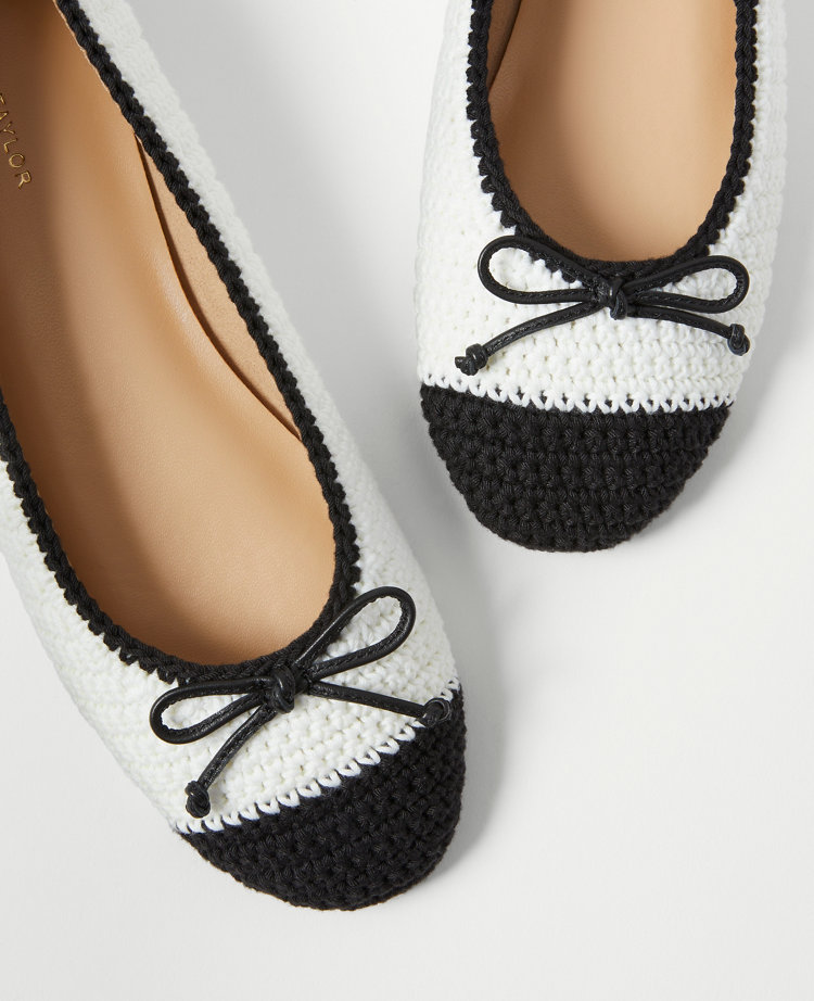 Weekend Collection Crochet Ballet Flats