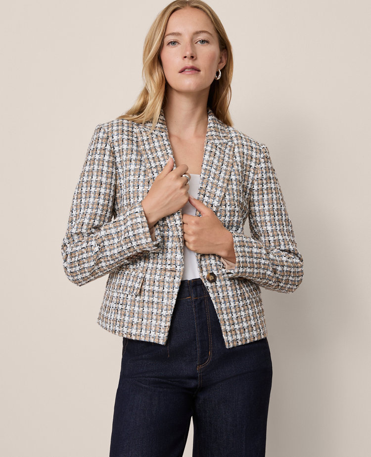 Ann Taylor The One Button Fitted Blazer
