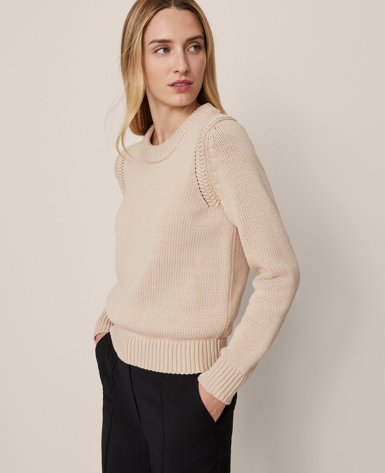 Ann Taylor Chunky Wedge Sweater