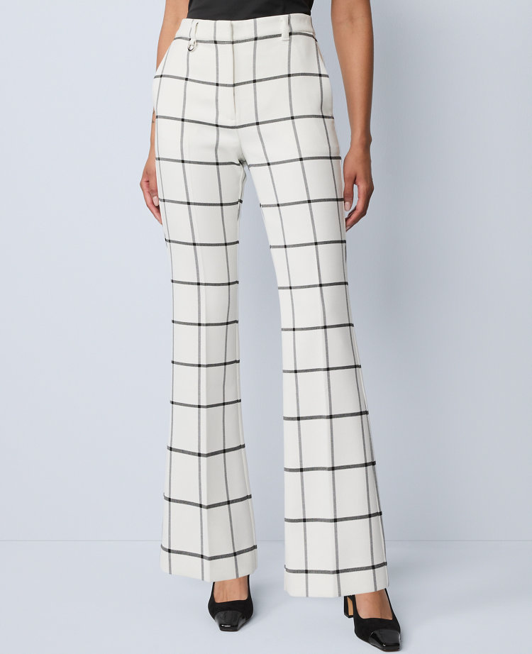 The High Rise Skinny Trouser Pant in Windowpane