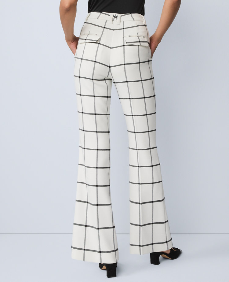 The High Rise Skinny Trouser Pant in Windowpane