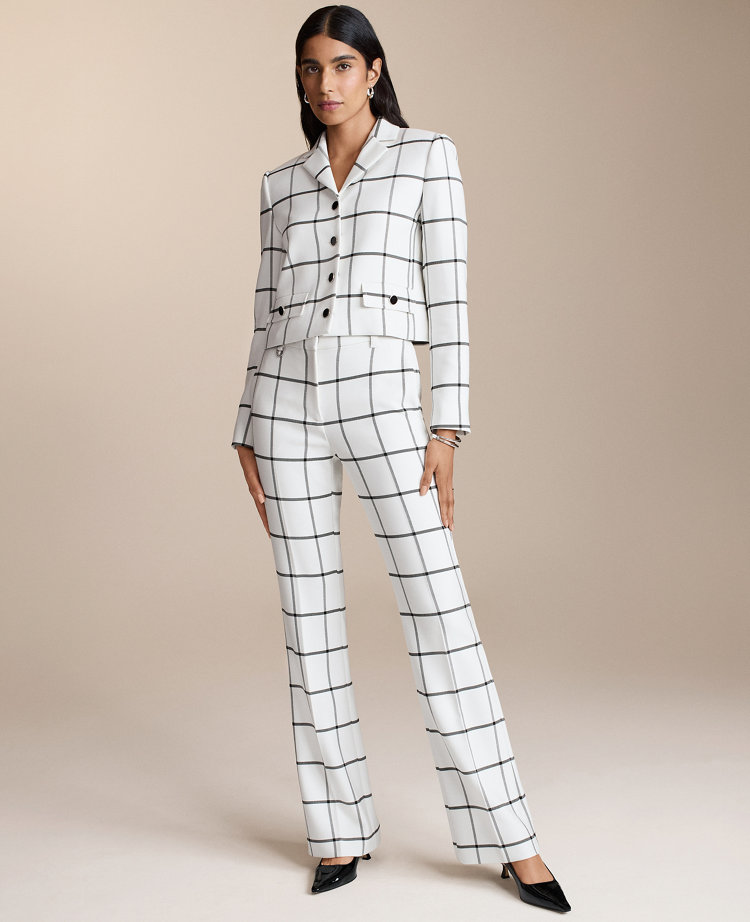 The Slim Flare Trouser In Windowpane