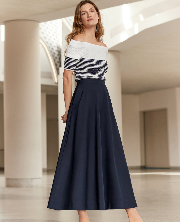 Petite Tea Length Skirt