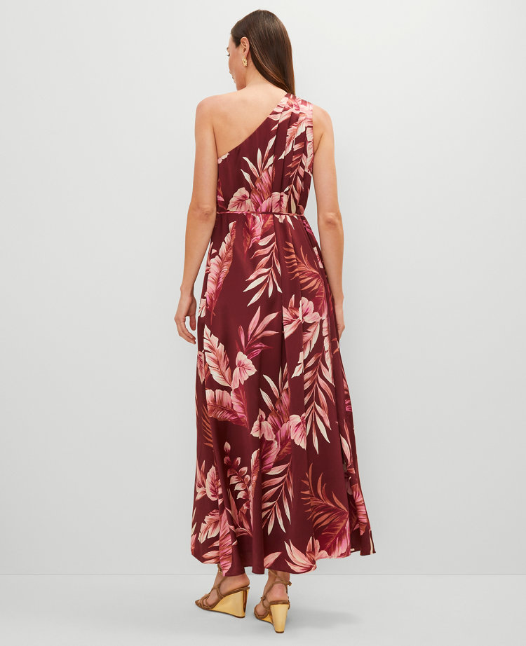 Studio Collection Silk One Shoulder Dress