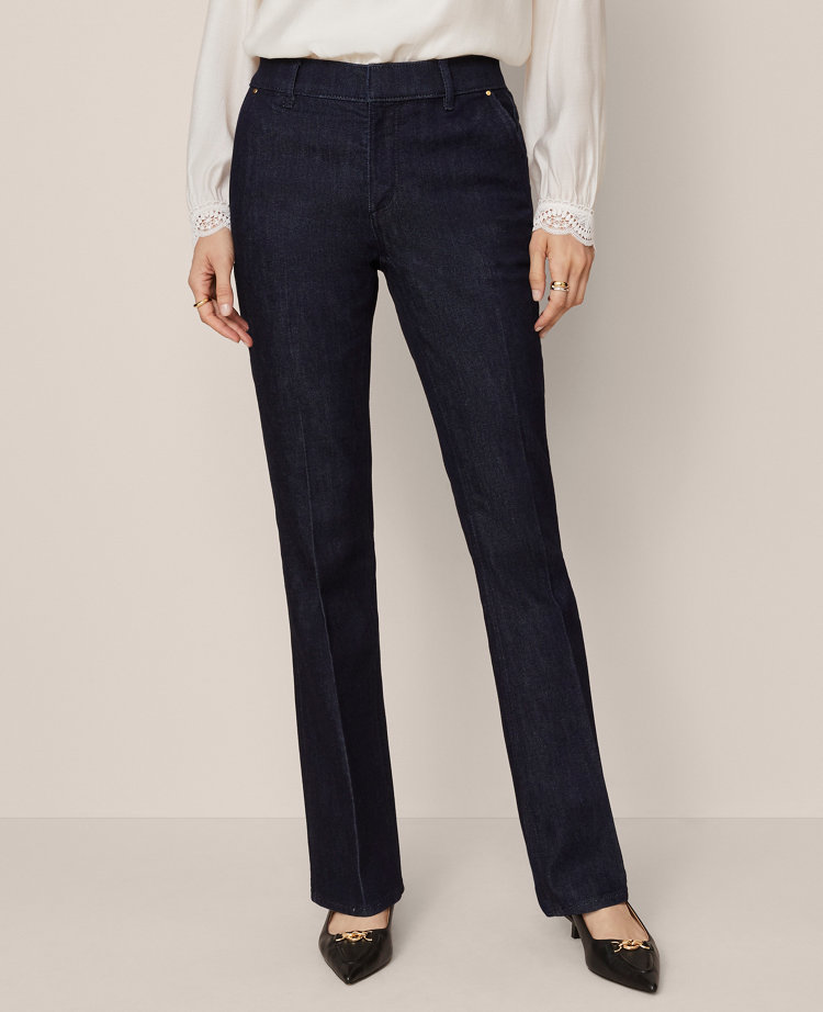 Mid Rise Boot Jean in Rinse Wash - Curvy Fit