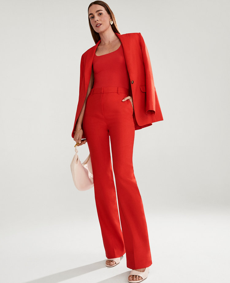 The Petite Trouser Pant in Linen Twill