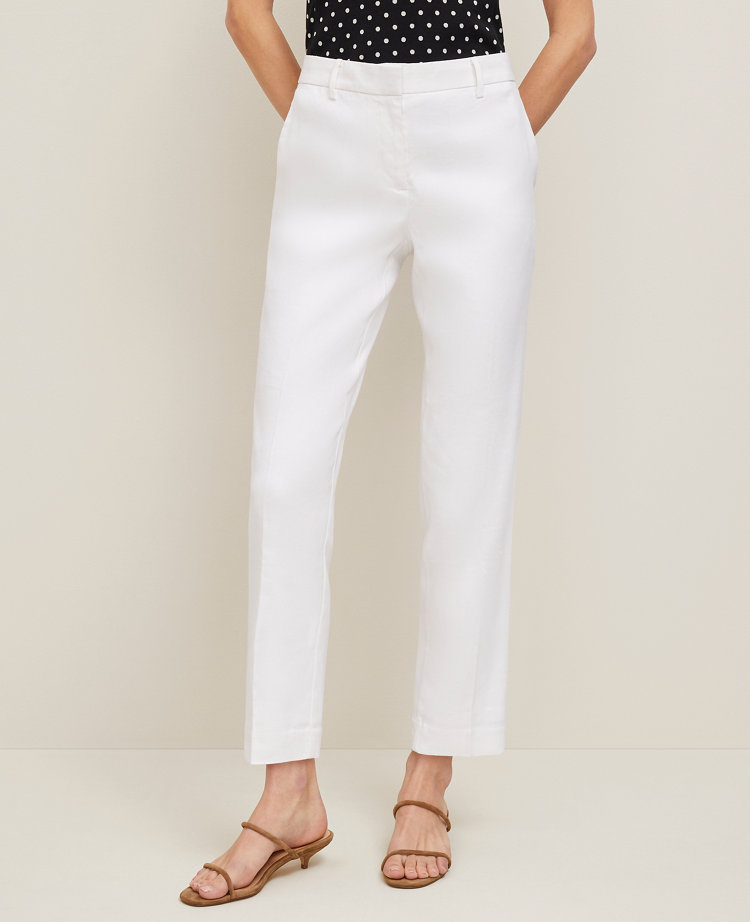 The Eva Ankle Pant in Linen Twill