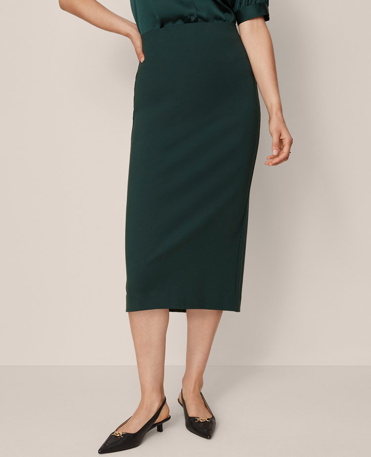 Ponte Pencil Skirt