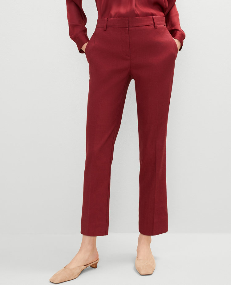 The Eva Ankle Pant in Linen Twill