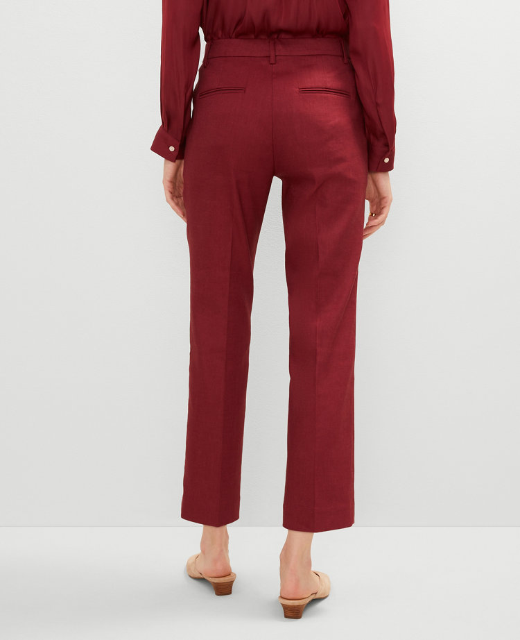 The Eva Ankle Pant in Linen Twill