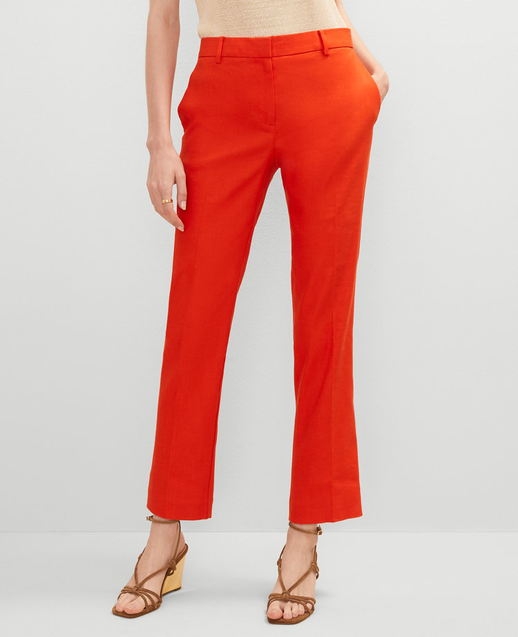 The Eva Ankle Pant in Linen Twill