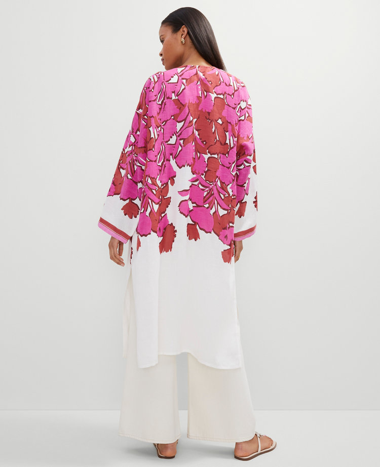 Floral Long Kimono