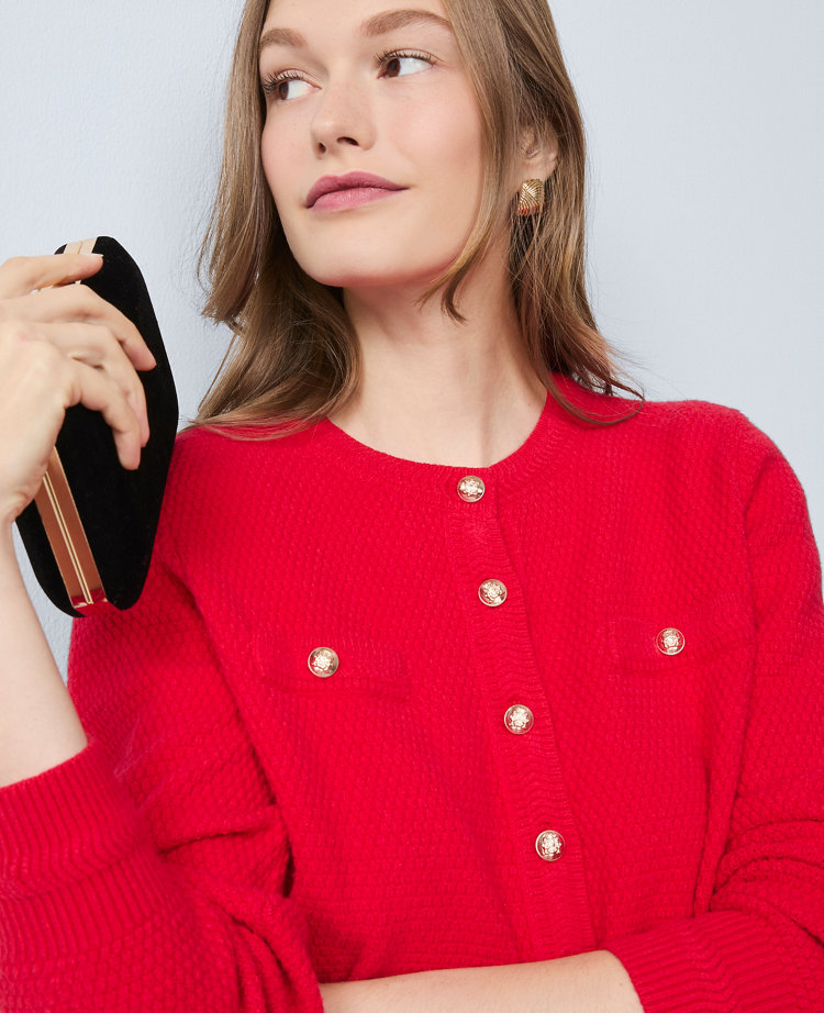 Petite Textured Cardigan