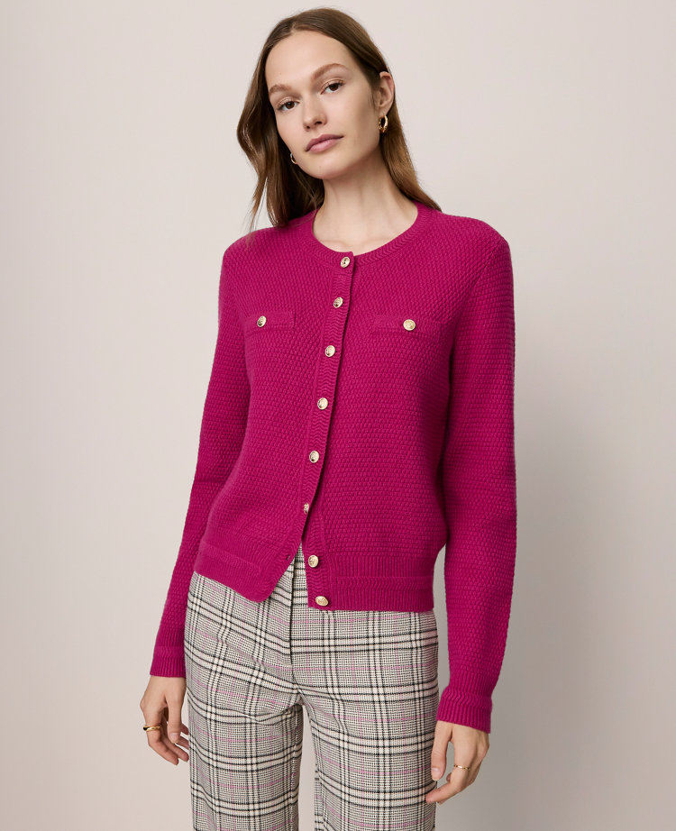 Petite Textured Cardigan