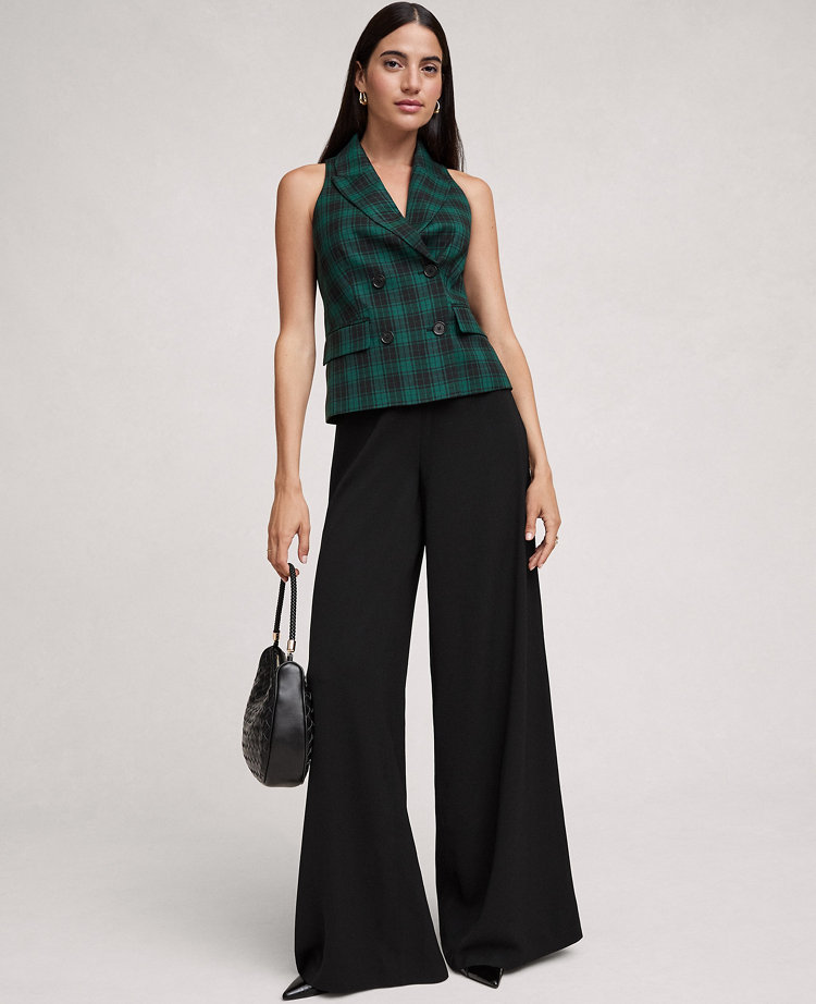 Ann Taylor The Statement Palazzo Pant In Black