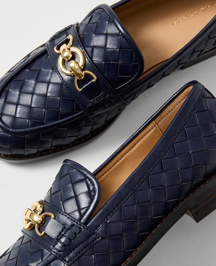 Horsebit Woven Loafer