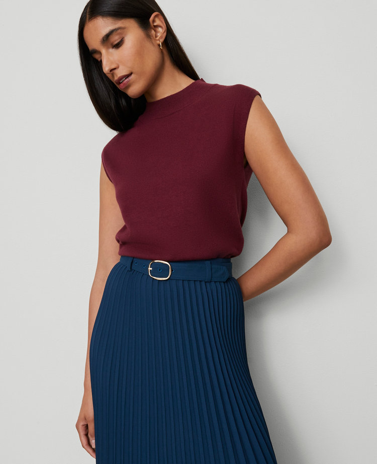 Petite Refined Mock Neck Sweater Shell