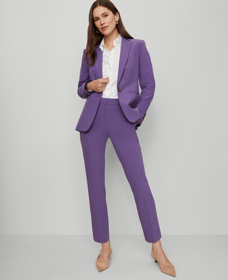 The Eva Ankle Pant in Doubleweave