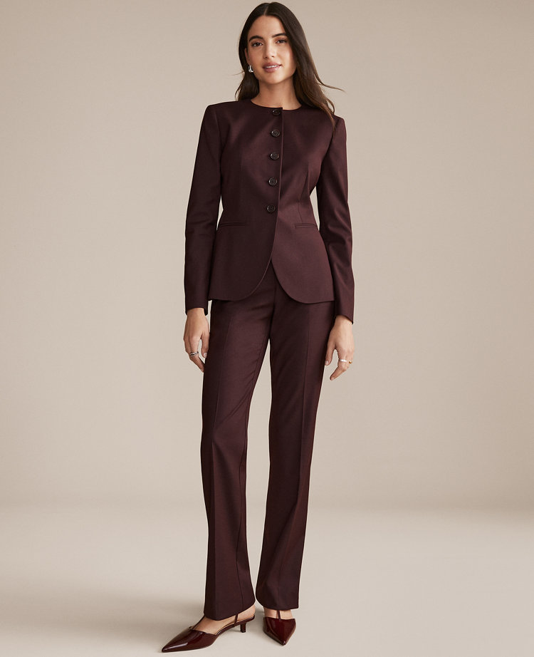 The Petite High Rise Slim Trouser