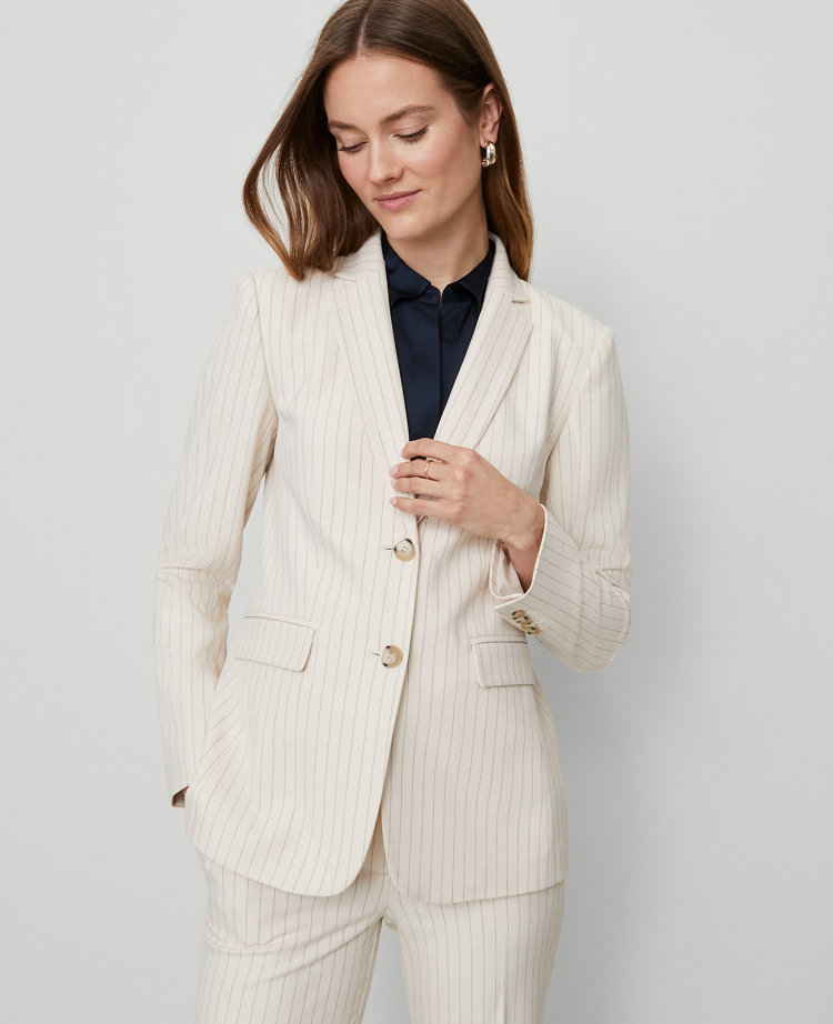 The Greenwich Blazer in Pinstripe