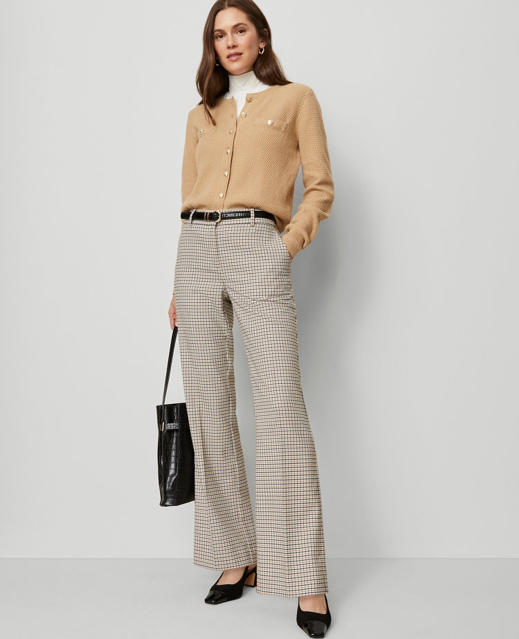 The Jayne Trouser Pant in Houndstooth