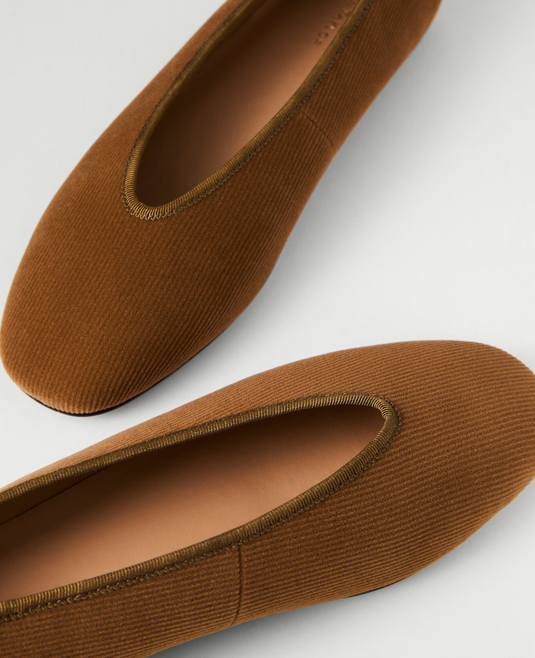 Corduroy Ballet Flats